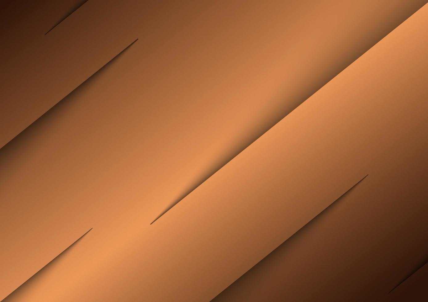 abstracte gouden geometrische afbeelding van diagonale streeplijnen en schaduw vectorachtergrond voor poster, flyer, brochure, presentatie, sjabloon vector