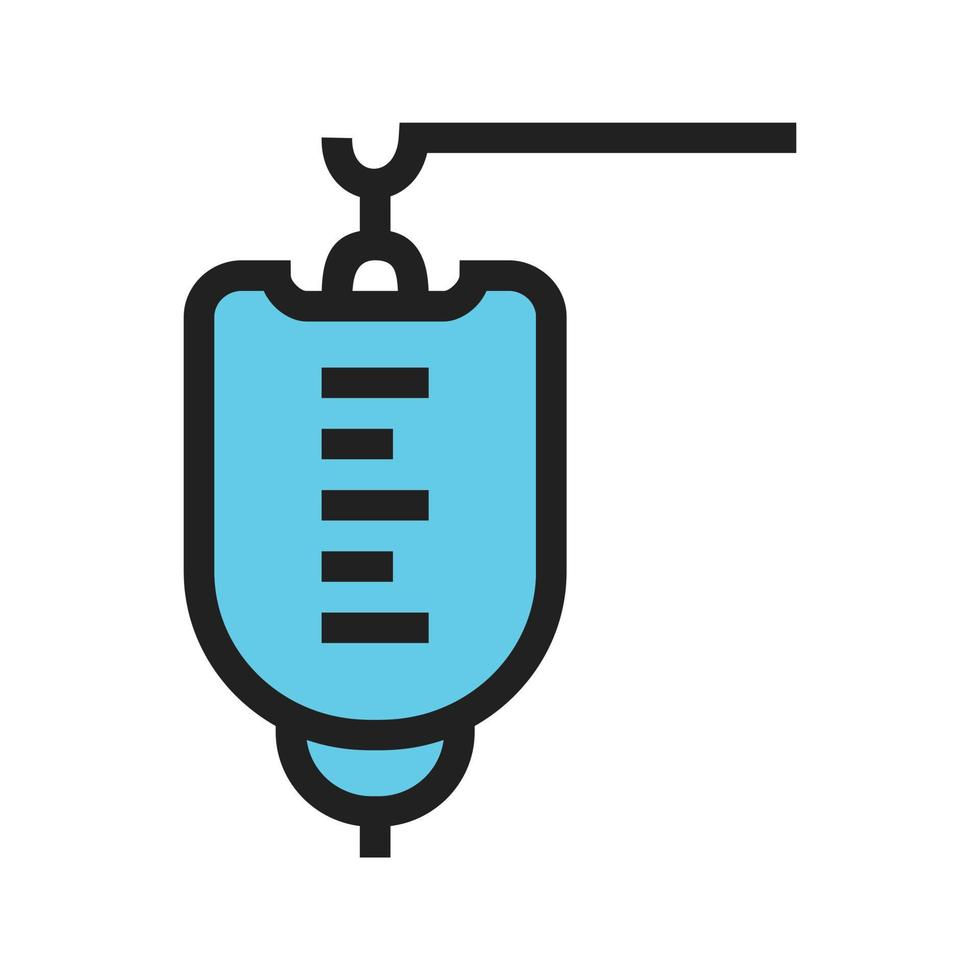 medische infuus gevulde lijn icoon vector