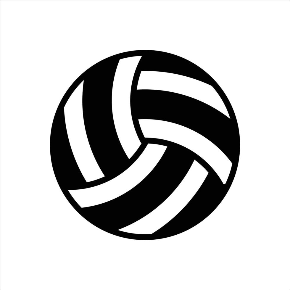 volleybal pictogram vector ontwerpsjabloon eenvoudig en schoon