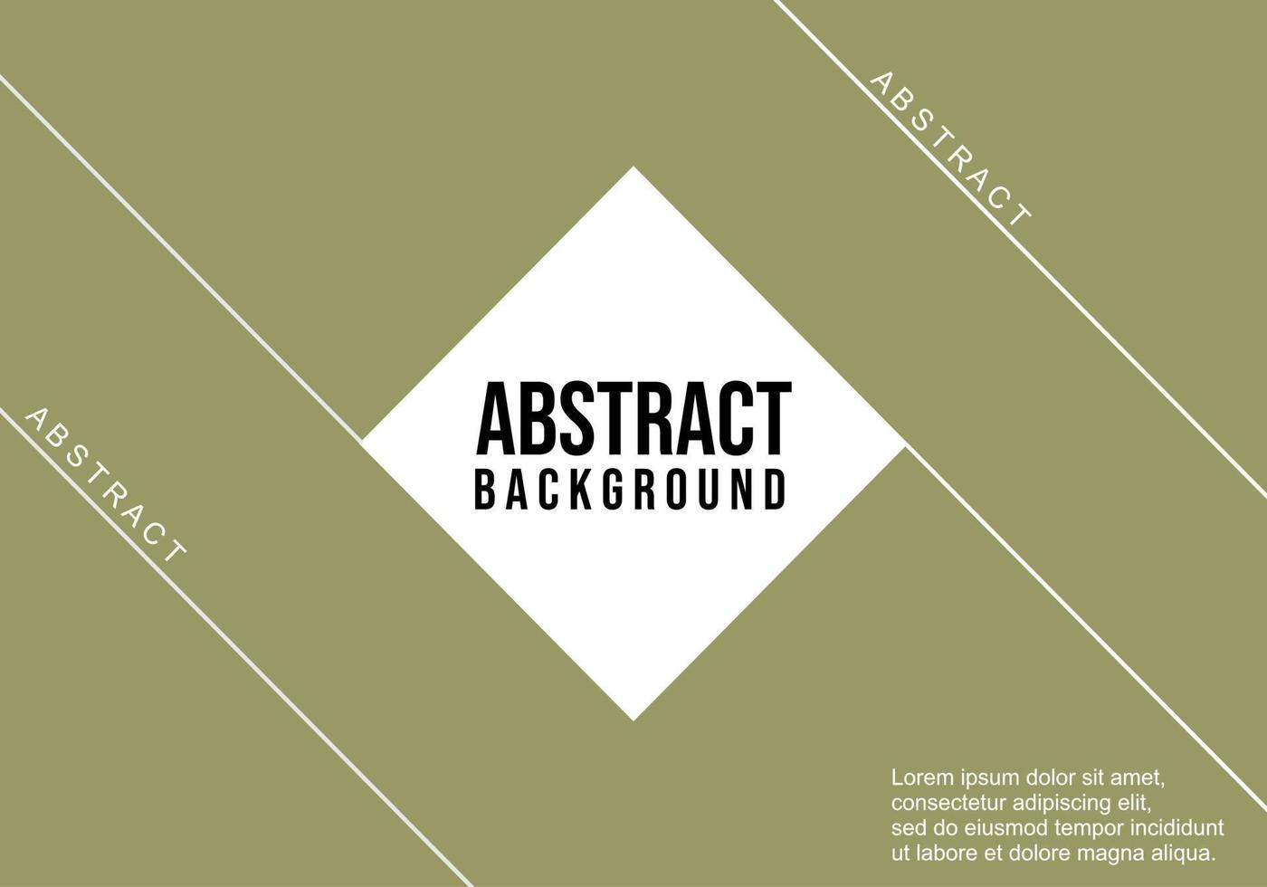 kaki kleur omslagontwerp. moderne abstracte achtergrond met rechthoekige elementen. ontwerp voor banner, website, bestemmingspagina vector