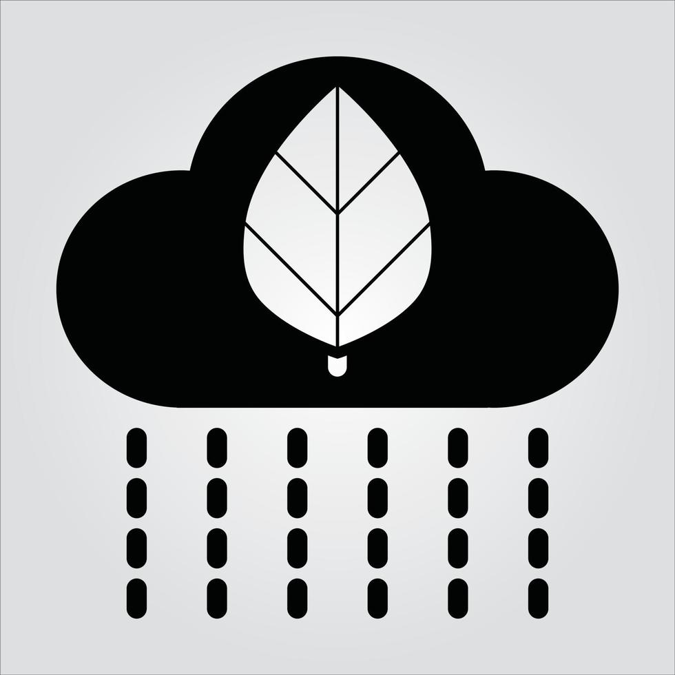 geïsoleerde regen eps 10 gratis vectorafbeelding vector