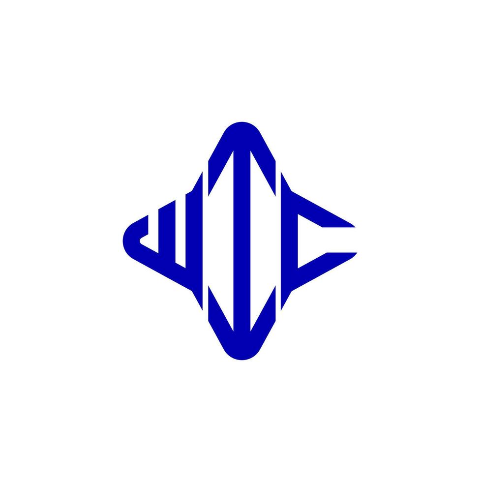 wic letter logo creatief ontwerp met vectorafbeelding vector
