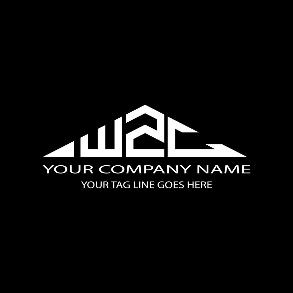 wzc letter logo creatief ontwerp met vectorafbeelding vector