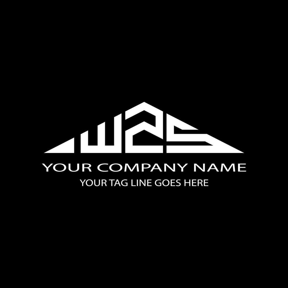 wzs letter logo creatief ontwerp met vectorafbeelding vector