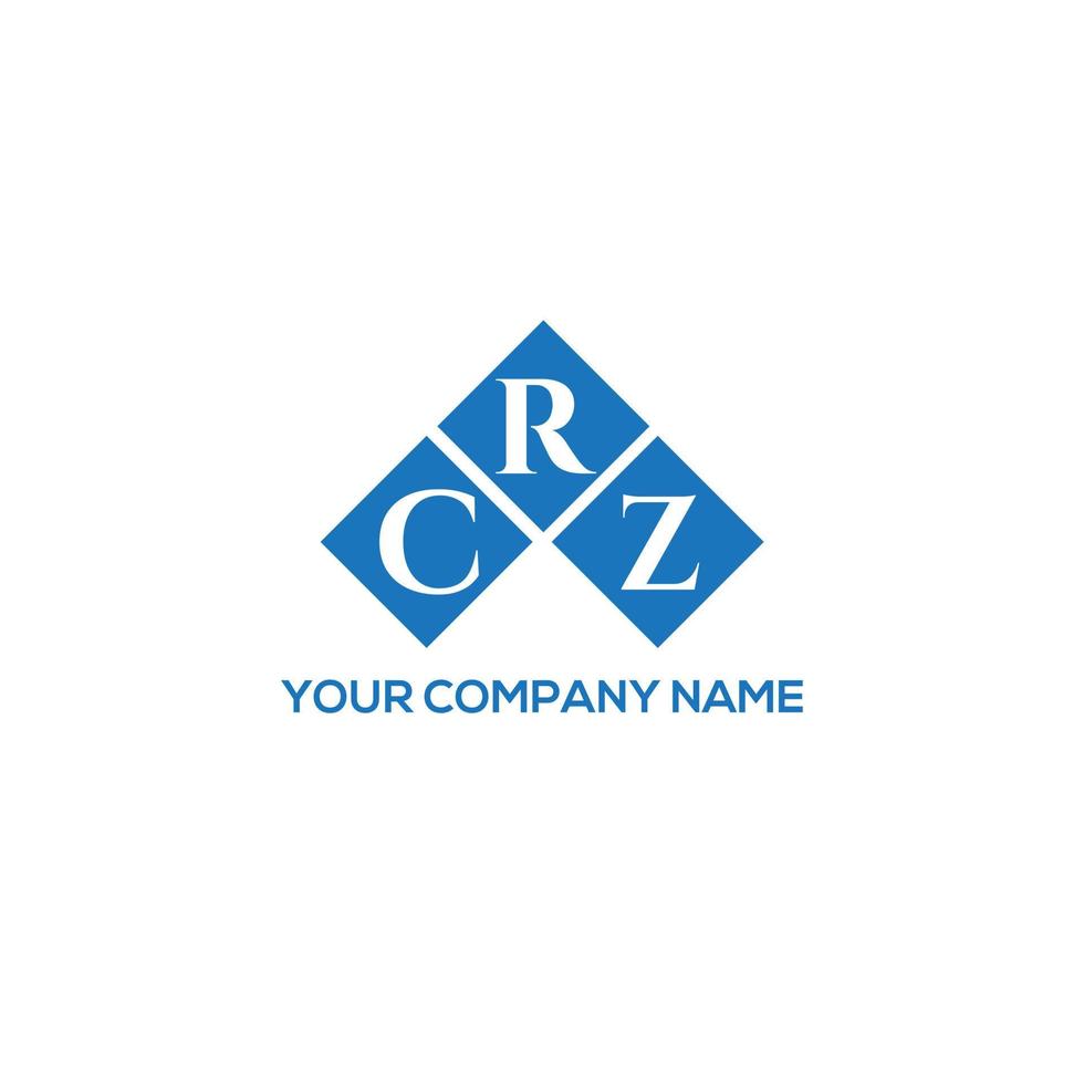 crz brief logo ontwerp op witte achtergrond. crz creatieve initialen brief logo concept. crz-briefontwerp. vector