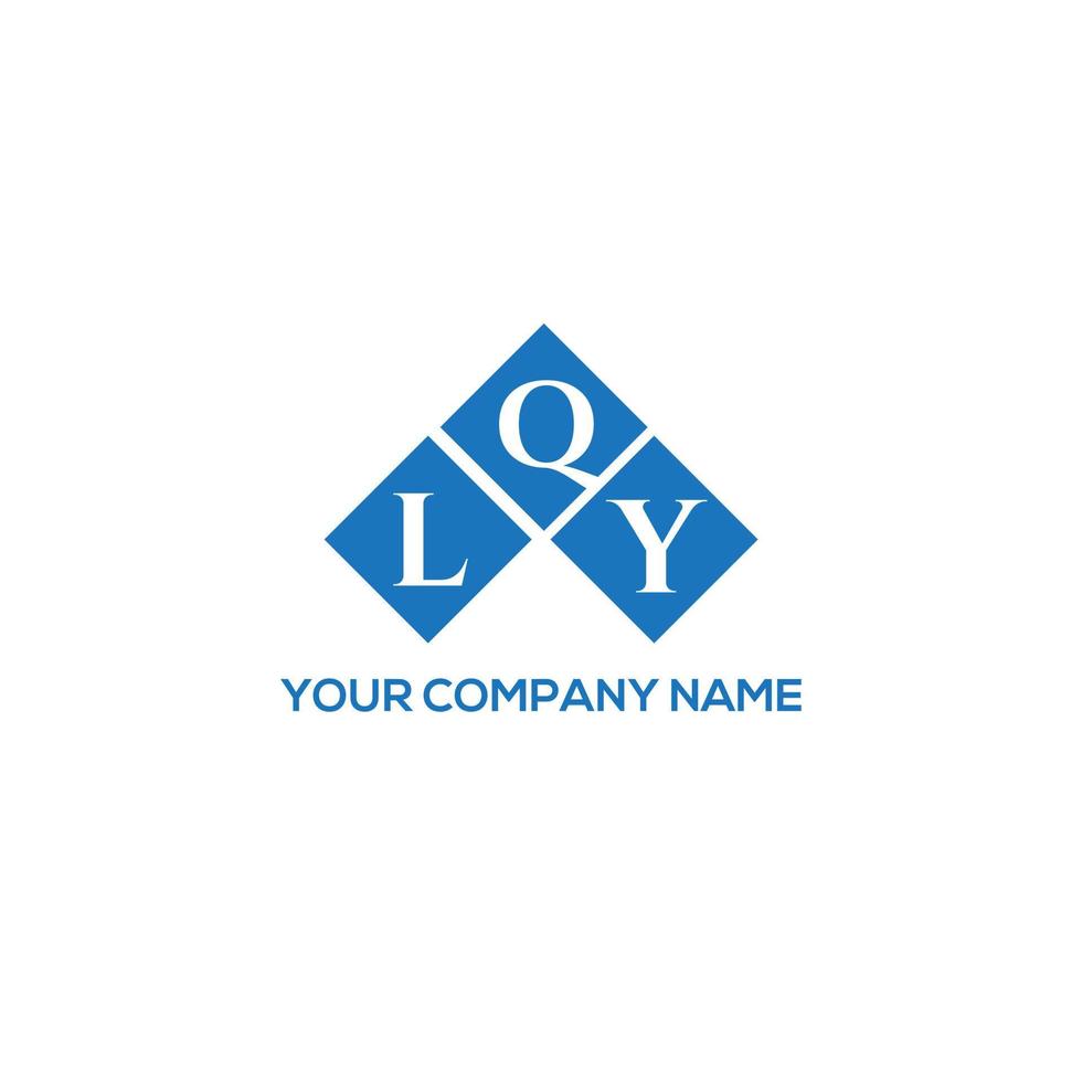 lqy creatieve initialen brief logo concept. lqy brief design.lqy brief logo ontwerp op witte achtergrond. lqy creatieve initialen brief logo concept. lqy brief ontwerp. vector