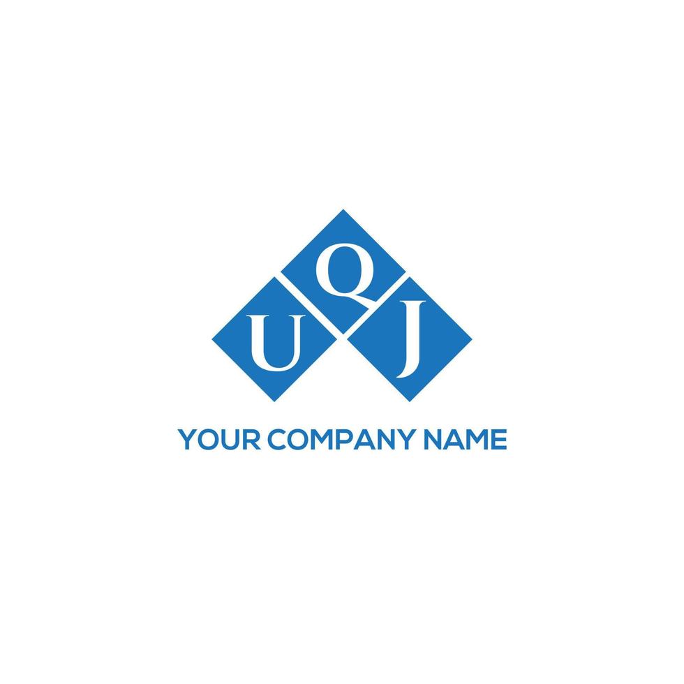 uqj brief logo ontwerp op witte achtergrond. uqj creatieve initialen brief logo concept. uqj brief ontwerp. vector