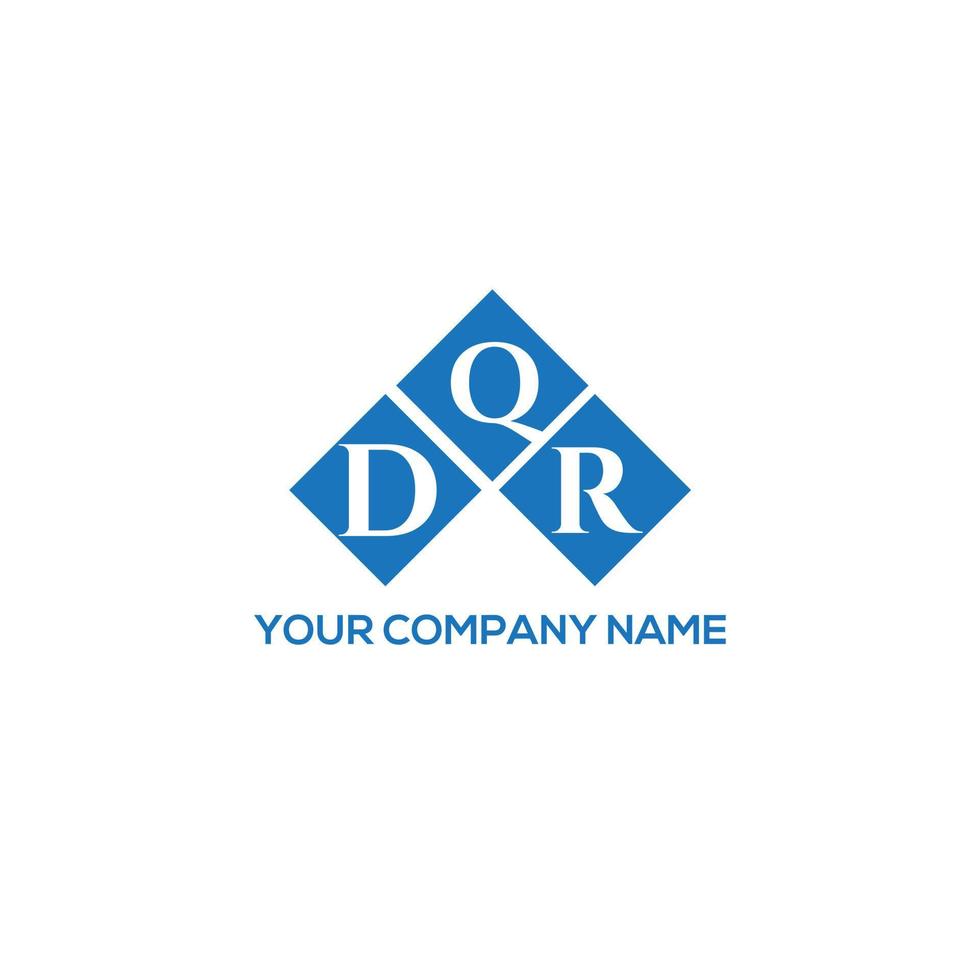 dqr creatieve initialen brief logo concept. dqr brief design.dqr brief logo ontwerp op witte achtergrond. dqr creatieve initialen brief logo concept. dqr brief ontwerp. vector
