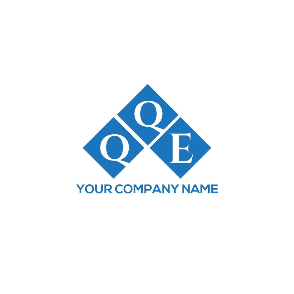 qqe brief logo ontwerp op witte achtergrond. qqe creatieve initialen brief logo concept. qqe brief ontwerp. vector