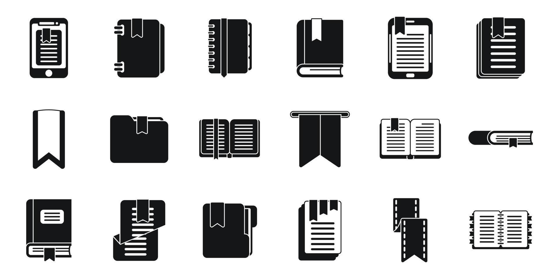 bladwijzer pictogram eenvoudige vector. woordenboek boek vector