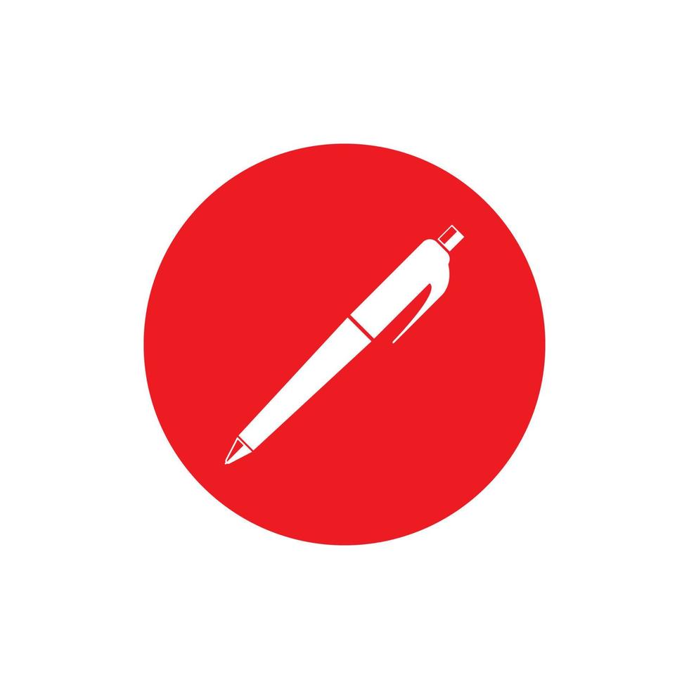 pen pictogram vector logo sjabloon ontwerp illustratie