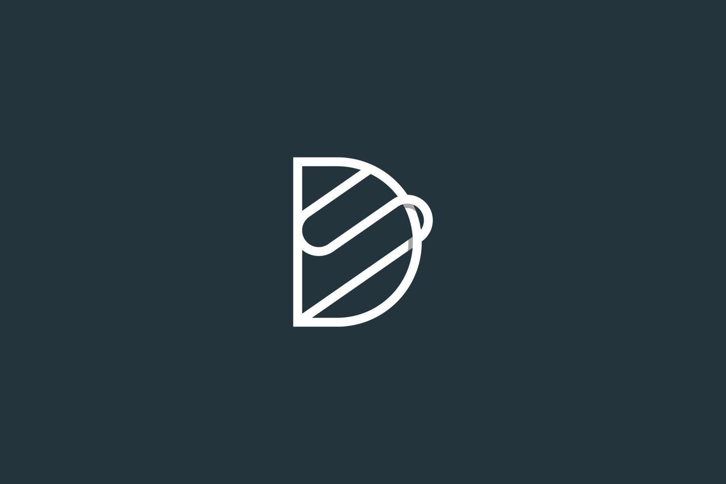 eerste letter sd logo ontwerp vector sjabloon