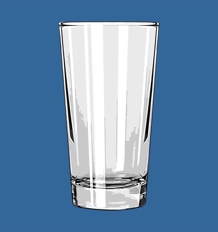 een drinkglas Vectorbeelden vector