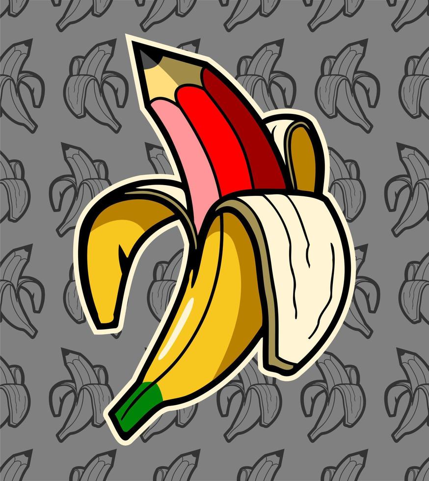 bananen vector sjabloon