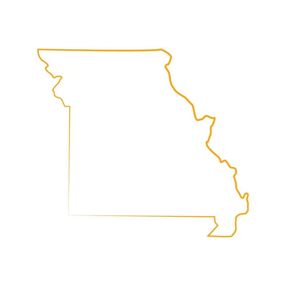 minnesota kaart geïllustreerd vector