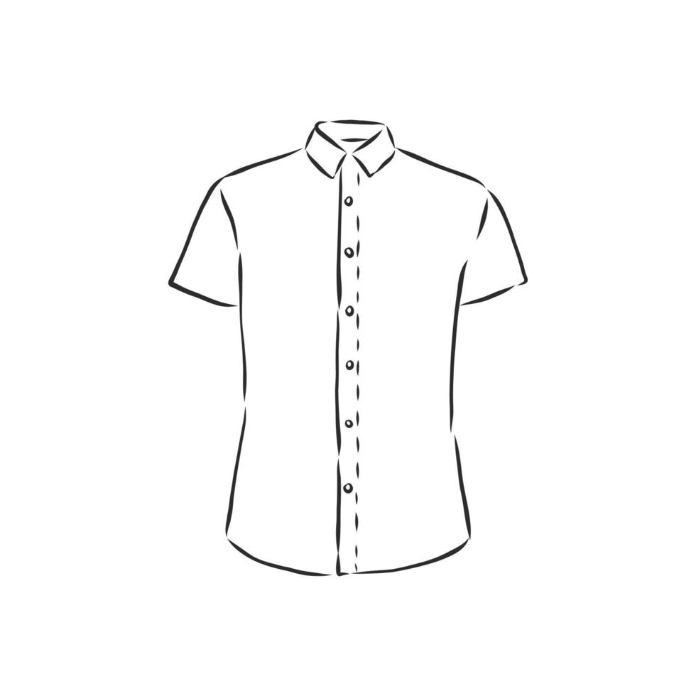 shirt blouse vector schets