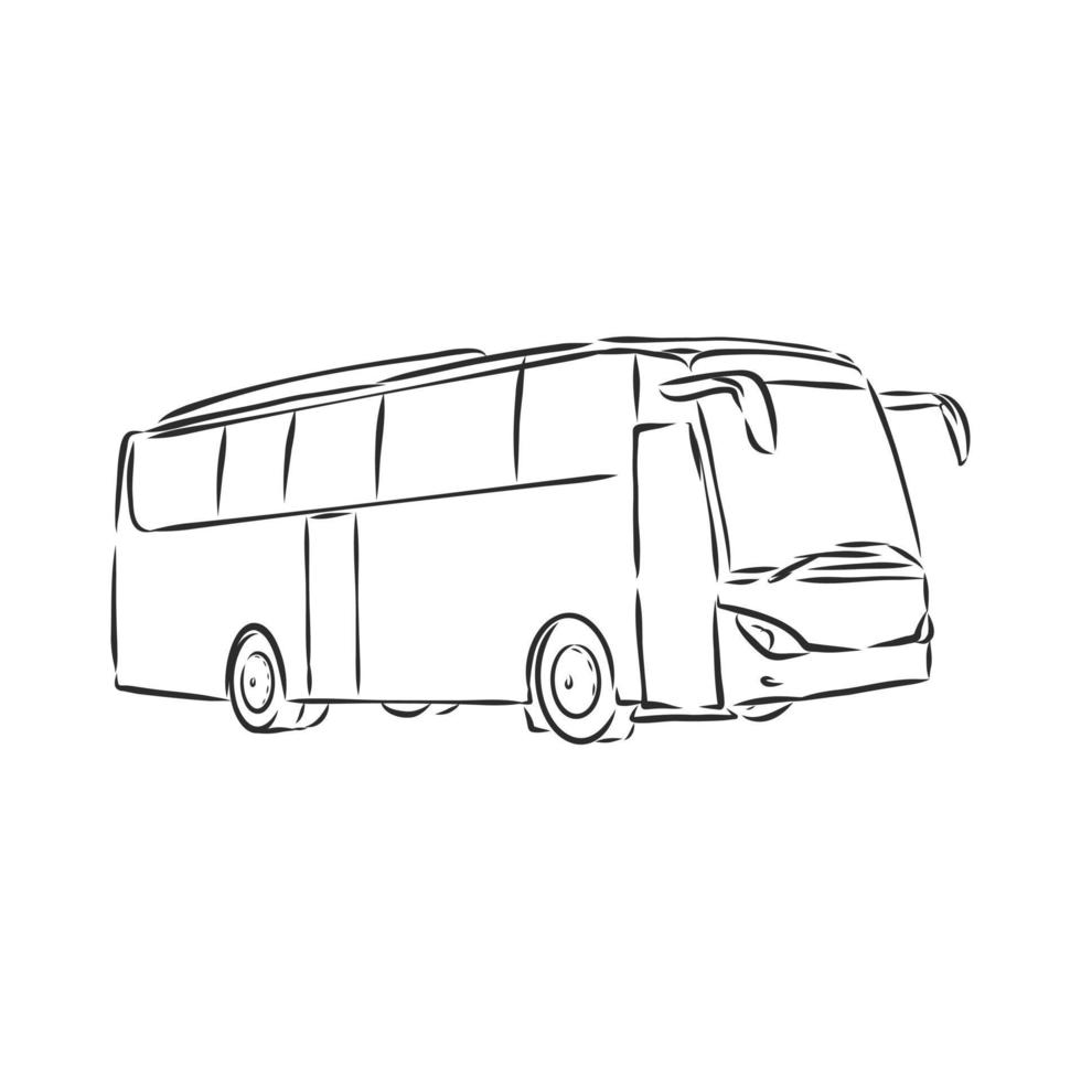 bus vector schets