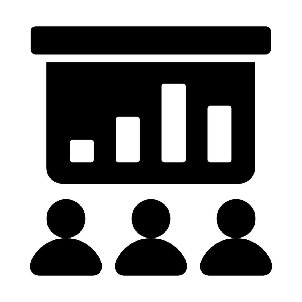 presentatie Financiën gerelateerde vector lijn pictogram. bewerkbare lijn pixel perfect.