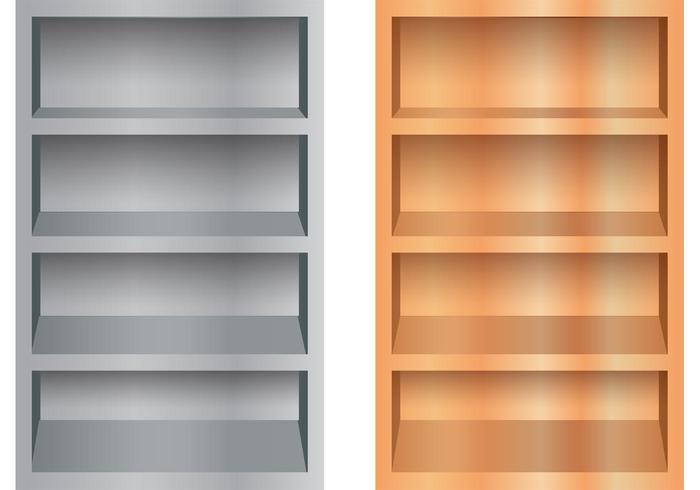 3D Shelves Vectoren