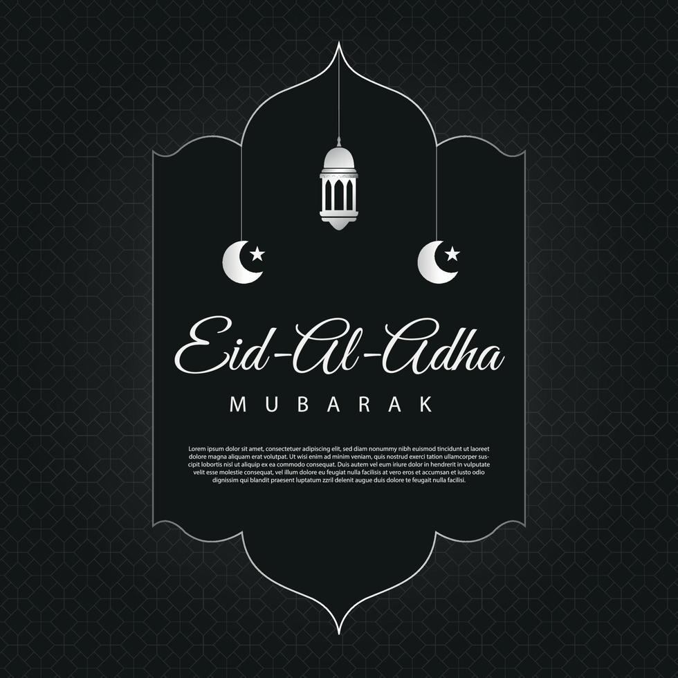 eid al adha mubarak islamitisch festival bannersjabloon vector