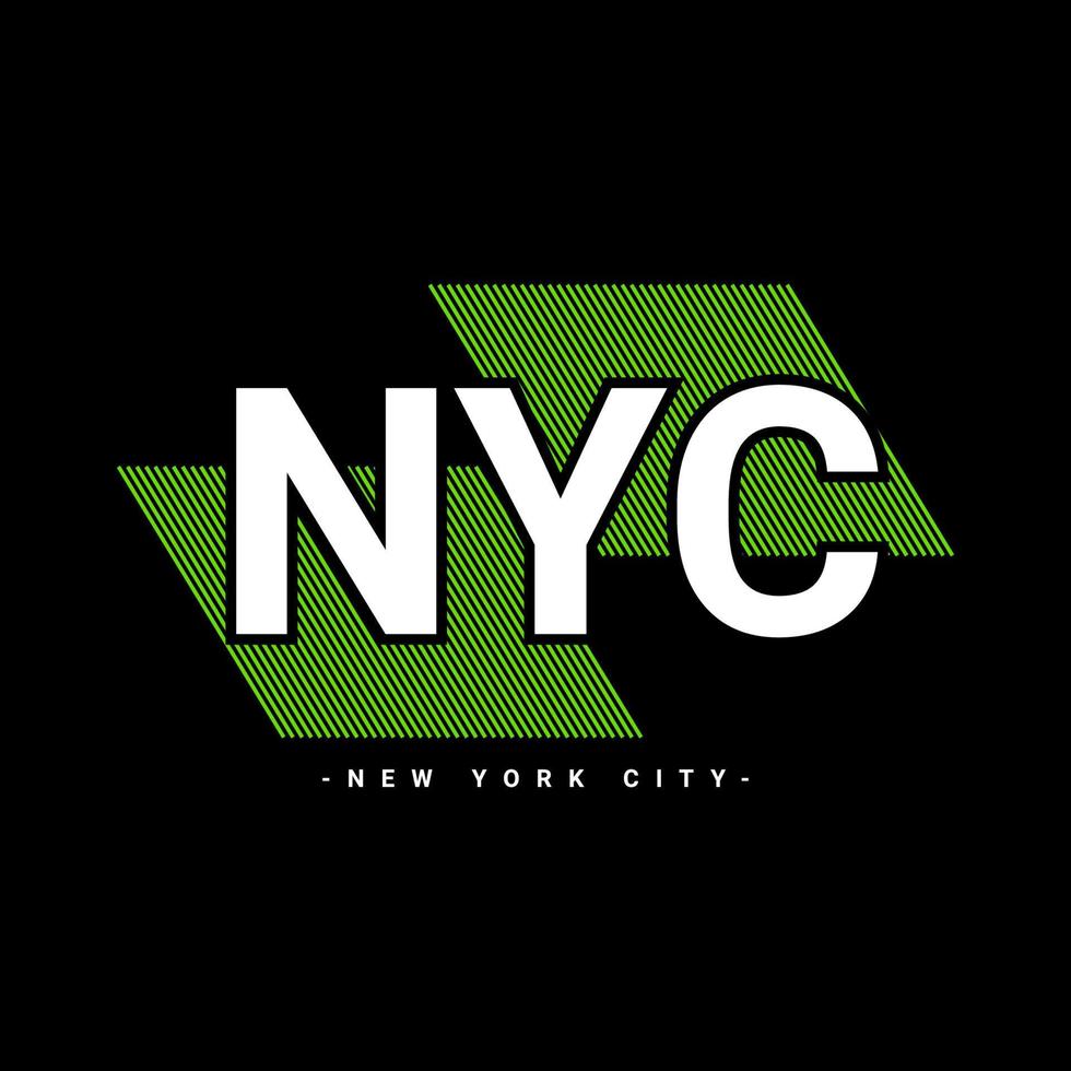 New York City schrijfontwerp, geschikt voor zeefdruk t-shirts, kleding, jassen en anderen vector