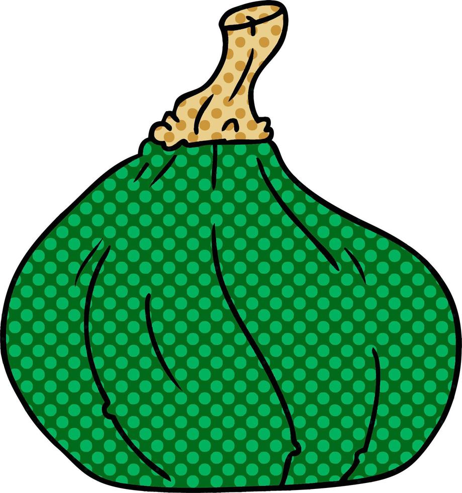 cartoon doodle van een pompoen vector