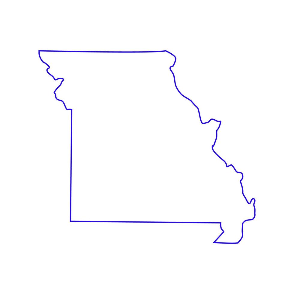 minnesota kaart geïllustreerd vector