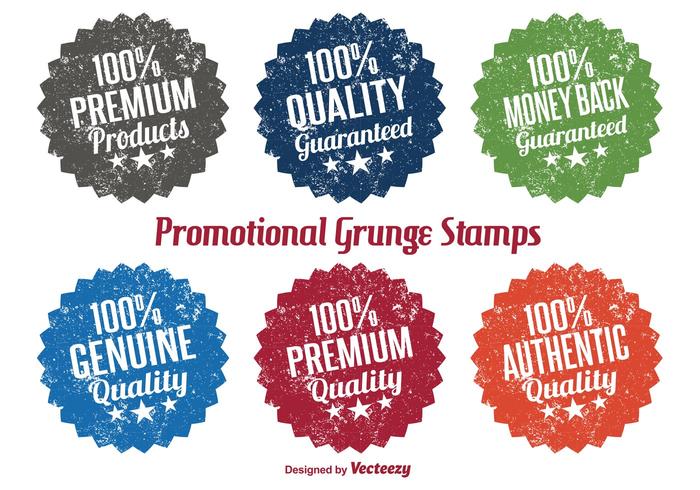 Promotie Grunge Stamp Vectoren