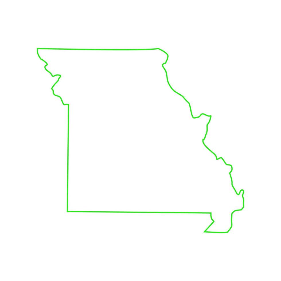 minnesota kaart geïllustreerd vector