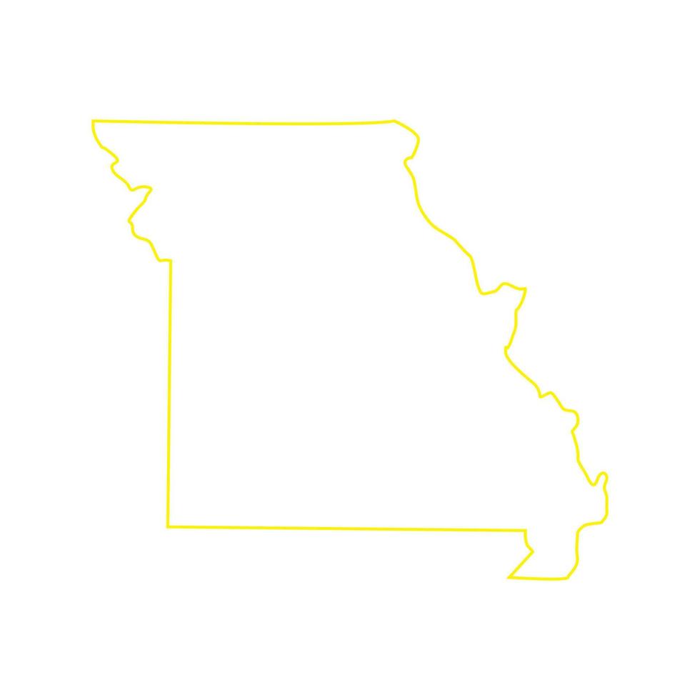 minnesota kaart geïllustreerd vector