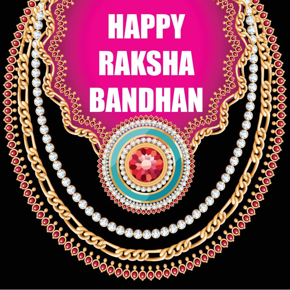 gelukkige raksha bandhan indische festival viering begroeting achtergrond. vector