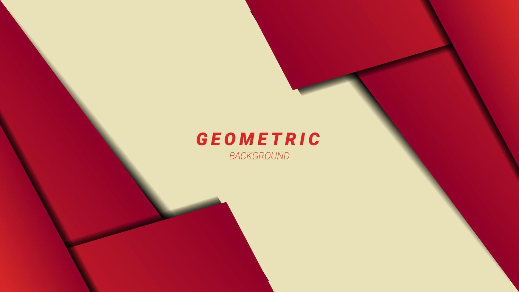 abstracte rode elegante geometrische origami achtergrond ontwerp vector