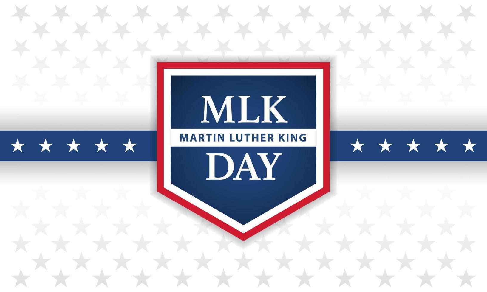 martin luther king day banner lay-outontwerp, vectorillustratie vector