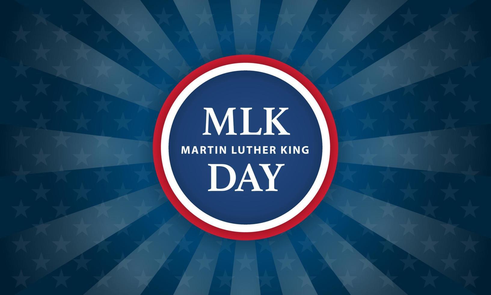 martin luther king day banner lay-outontwerp, vectorillustratie vector