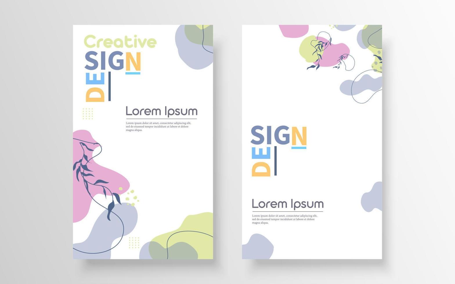 abstracte gelast poster, met drie kleuren, creatief ontwerp, vectoreps 10 vector