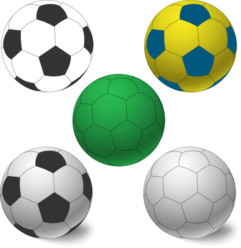 voetbal. voetbal bal pictogramserie vector