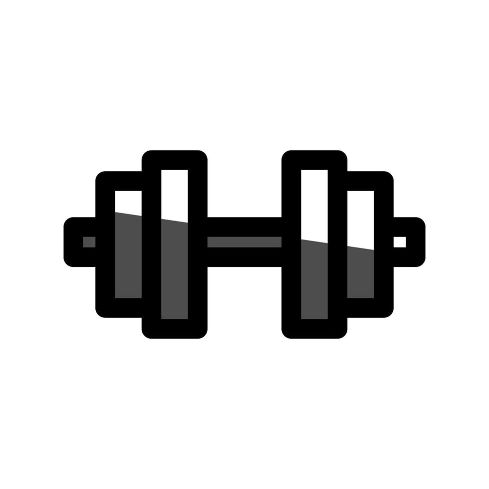 illustratie vectorafbeelding van dumbbell icon vector