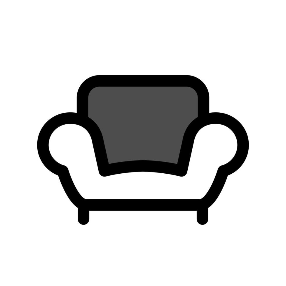 illustratie vectorafbeelding van sofa icon vector