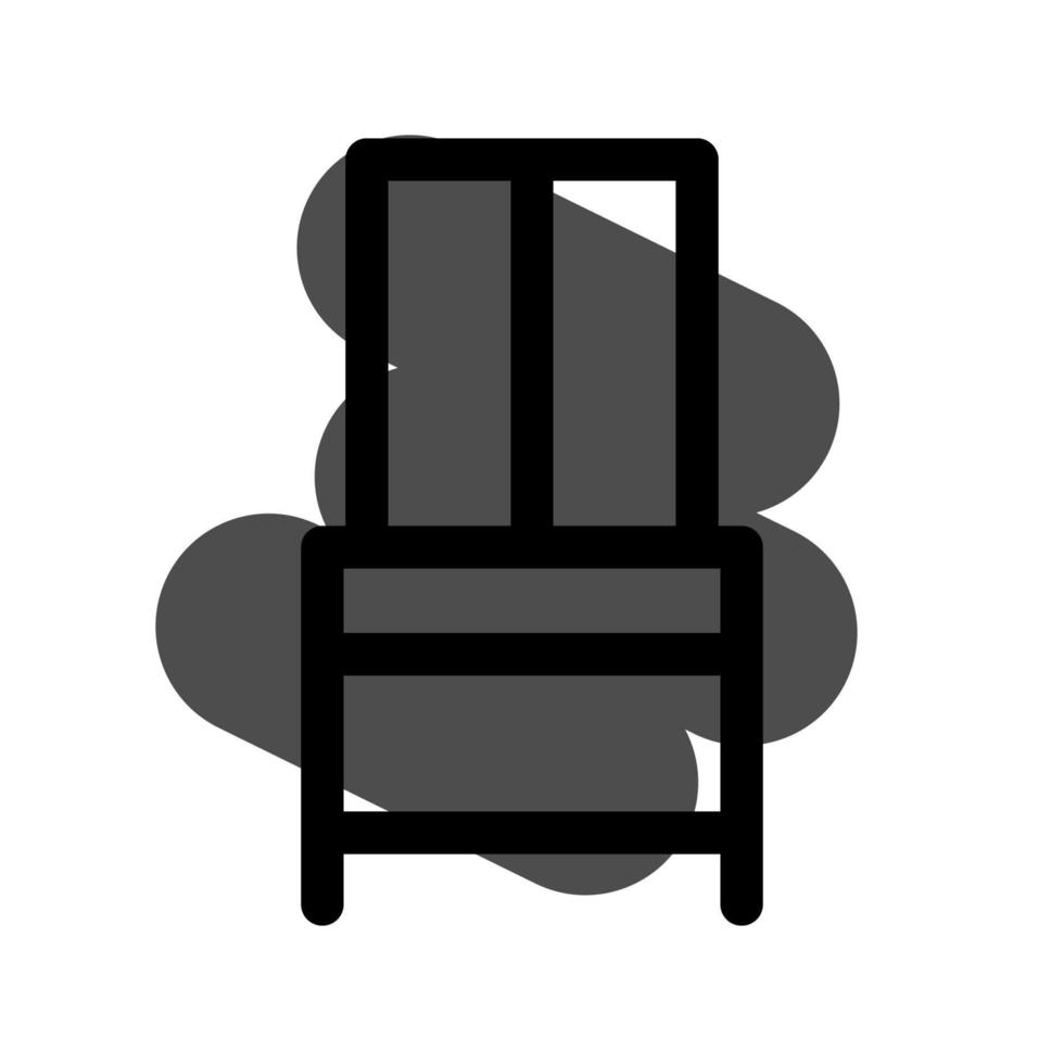 illustratie vectorafbeelding van stoel icon vector