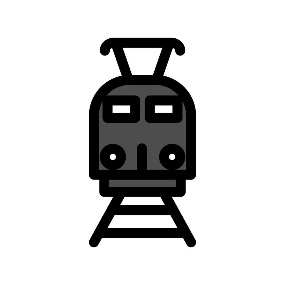 illustratie vectorafbeelding van trein icon vector