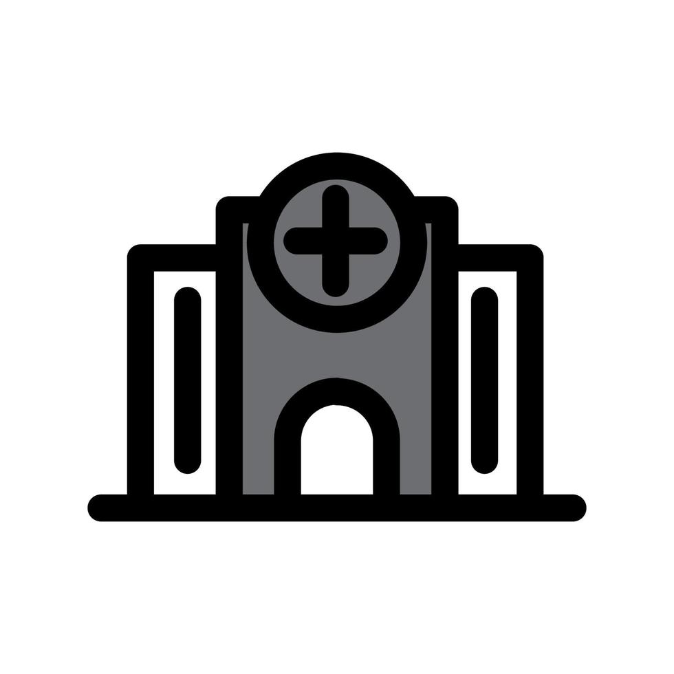 illustratie vectorafbeelding van ziekenhuis icon vector