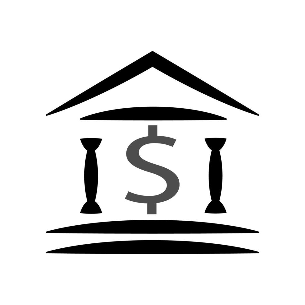 bank pictogram sjabloon vector