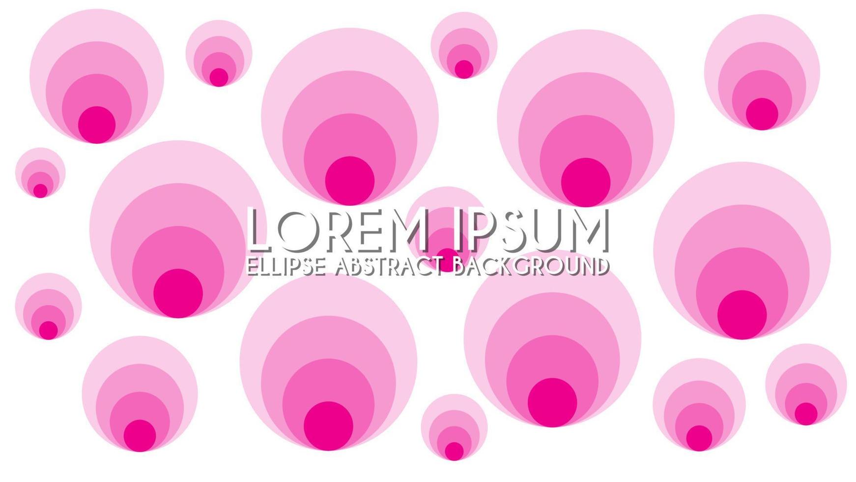 ellips abstracte achtergrond ontwerpsjabloon, roze, paars, violet, wit vector