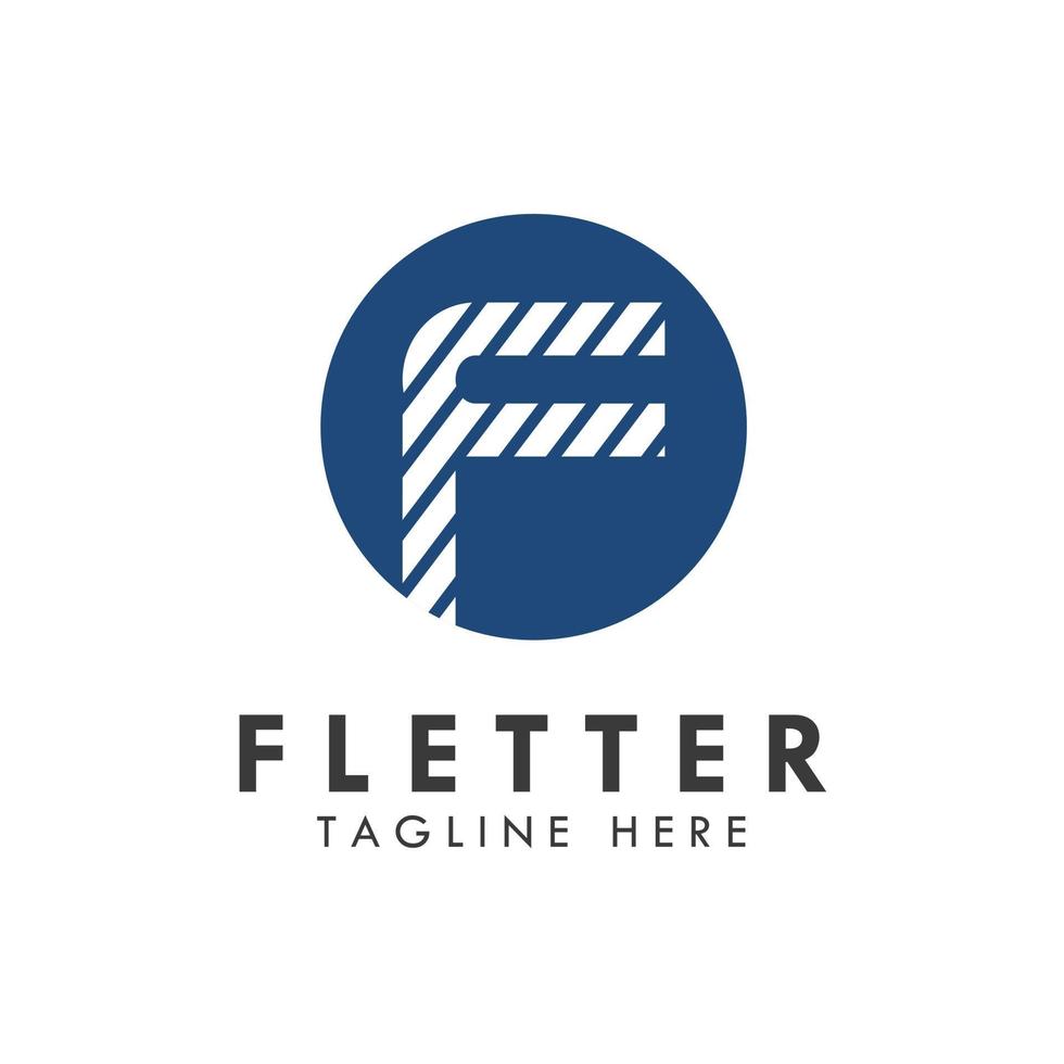 alfabet f letter logo en pictogram ontwerp vector