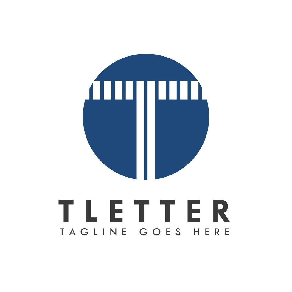 alfabet t letter logo en pictogram ontwerp vector