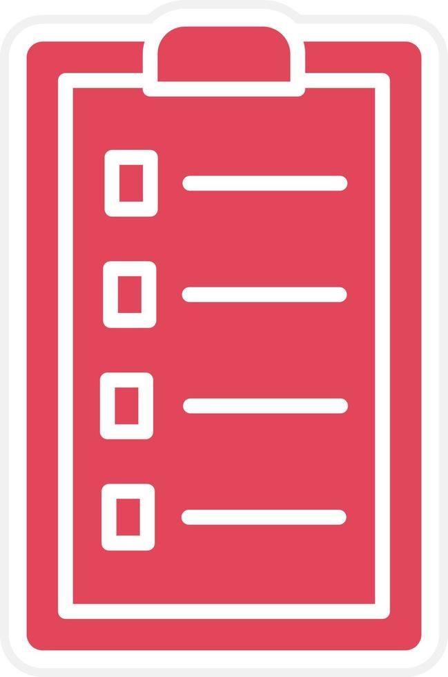 website checklist pictogramstijl vector