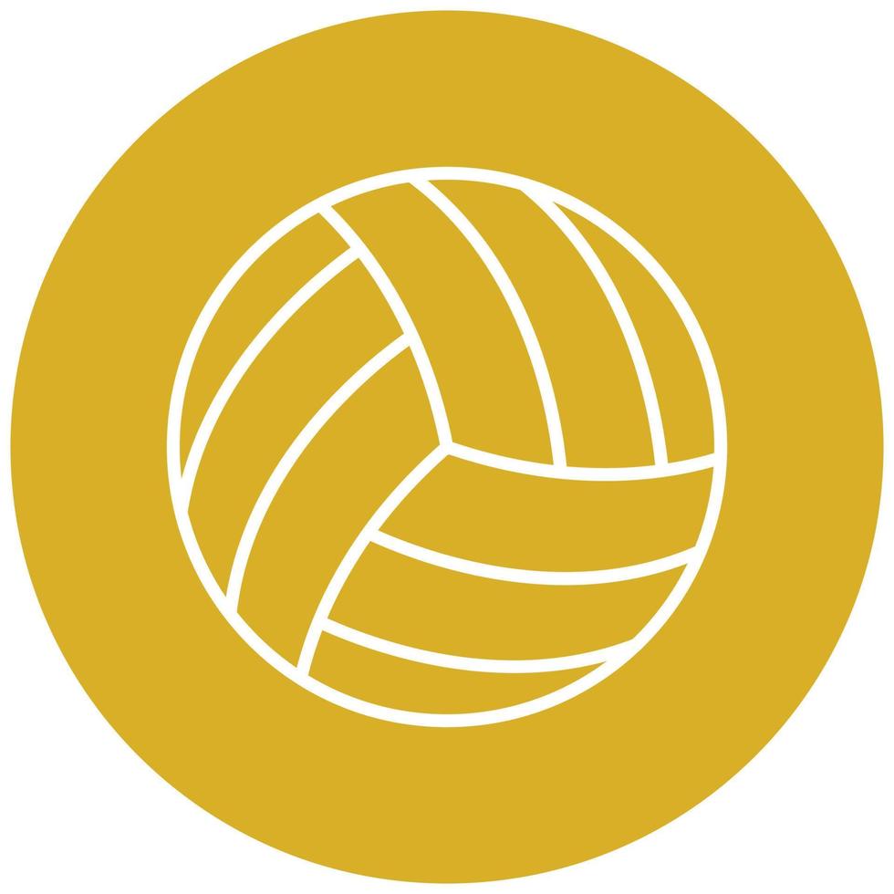 volleybal pictogramstijl vector