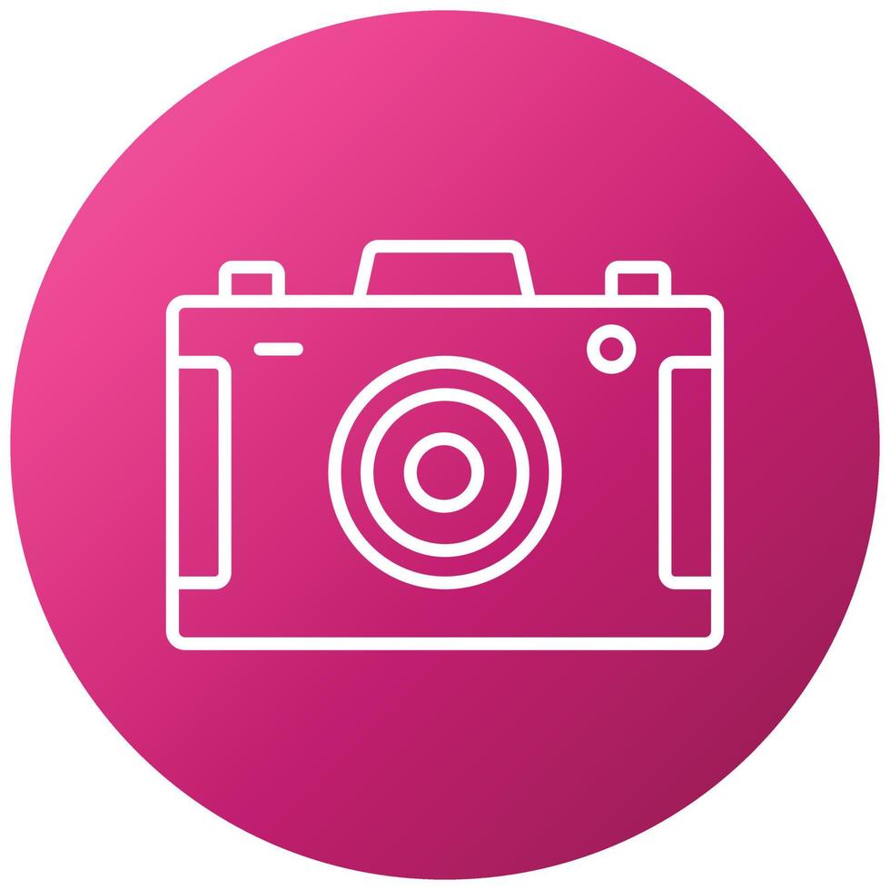 geavanceerde camerapictogramstijl vector