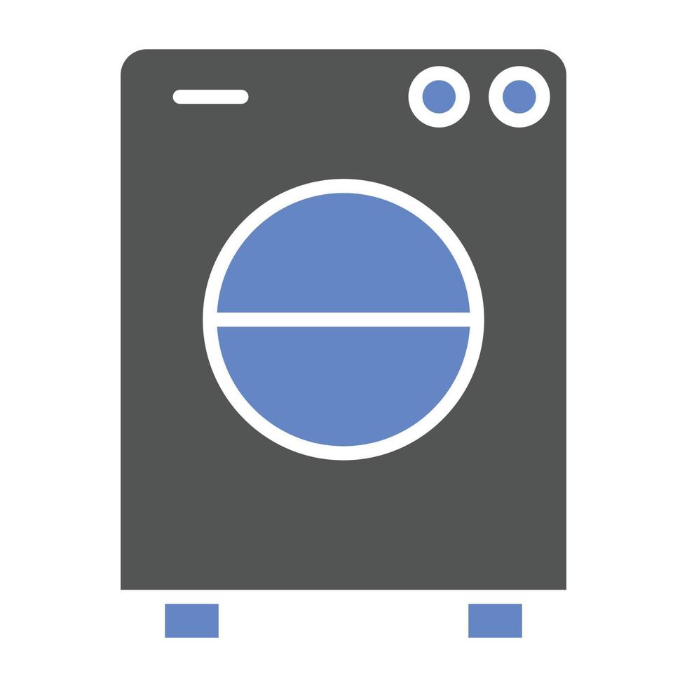 wasmachine pictogramstijl vector