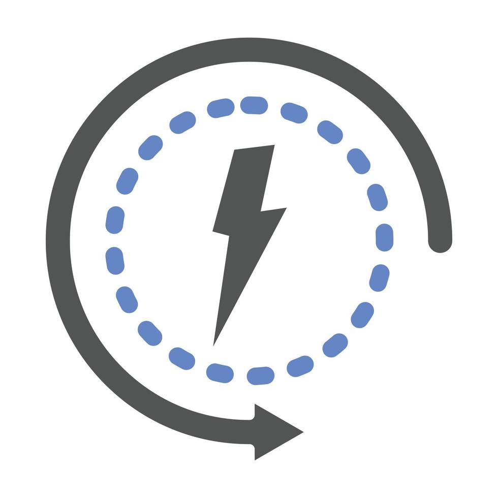 pictogramstijl energieverbruik vector